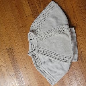 Poncho style sweater